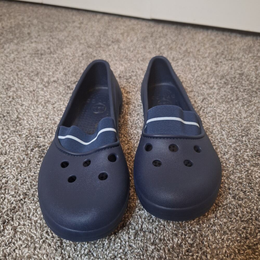 Crocs navy comfort Ballet flats women's 9